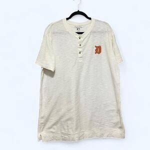 Detroit Tigers MLB Cotton T-Shirt‎ Off White, Size XL